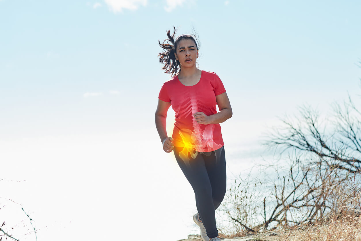 Woman running