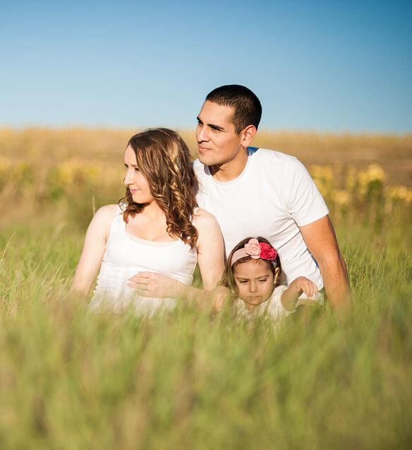 family outside